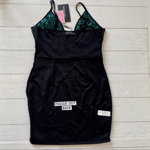 NWT Prettylittlething Sequin Dress - Picture 11 of 16